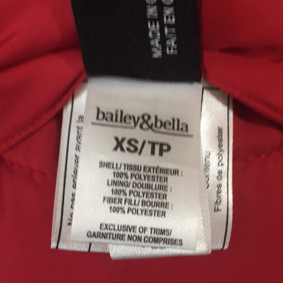 bailey & bella Dog Bailey Bella Reversible Puffer Vest Red Plaid Xs